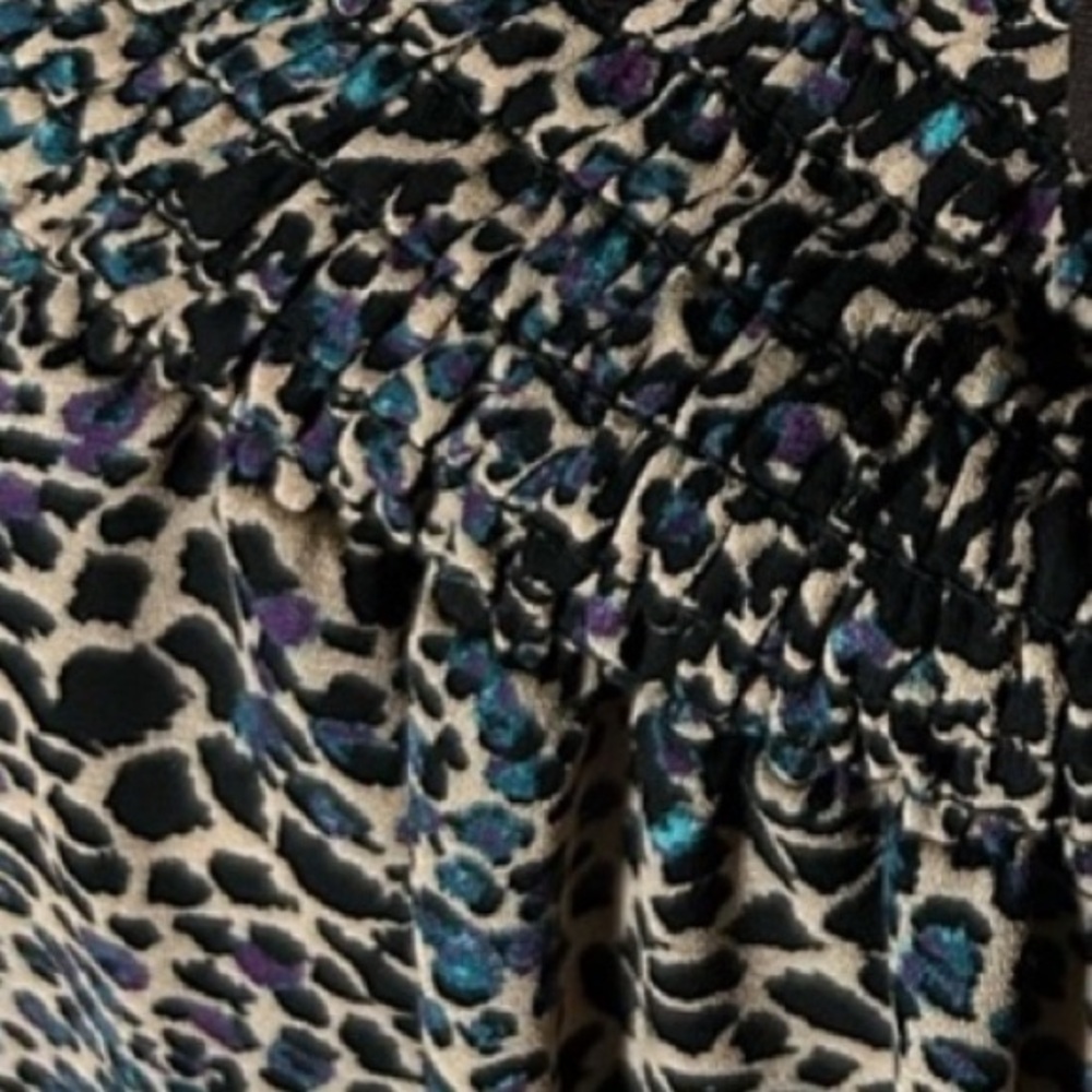 XXL Mock neck maxi dress with cheetah print - Free Press. - Picture 8 of 14